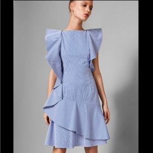 Ted Baker Nemera striped dress 8